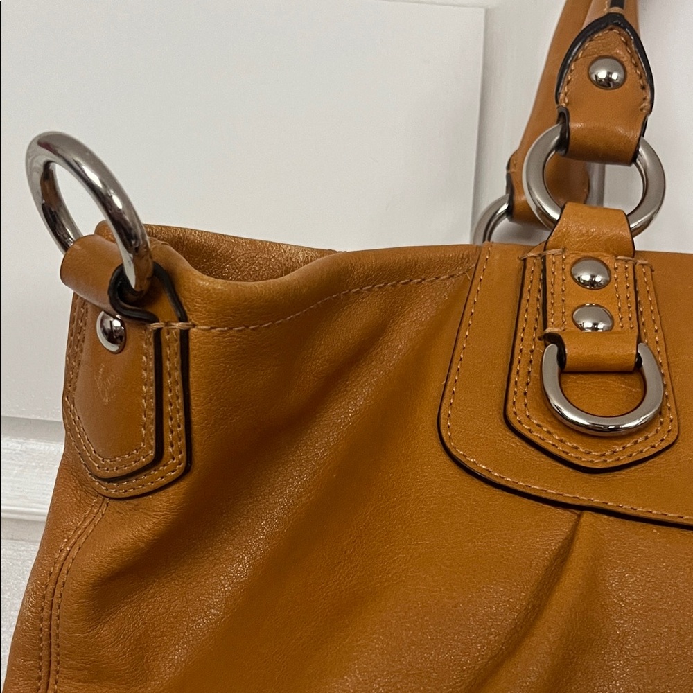 Coach Leather Satchel - Picture 3 of 13